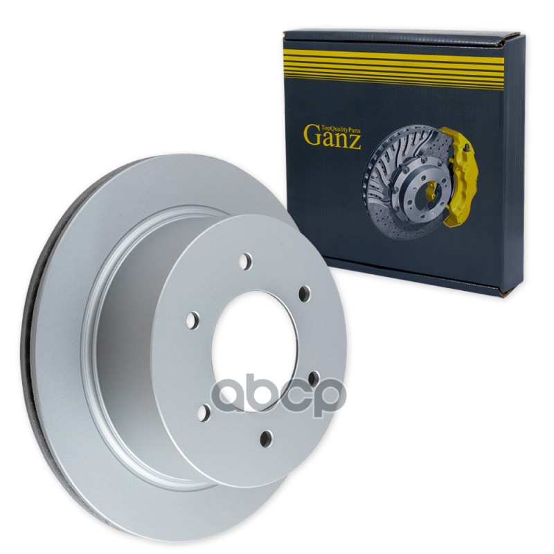 Диск тормозной задний с покрытием MITSUBISHI PAJERO SPORT 08- GANZ GIJ10133 GANZ арт. GIJ10133
