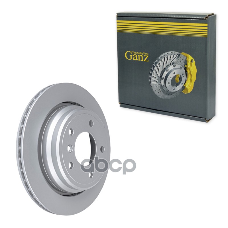 Диск тормозной задний с покрытием BMW E39 2.3-4.0 M51/M52/M54/M57/M62 95> GANZ GIJ10214 GANZ арт. GIJ10214