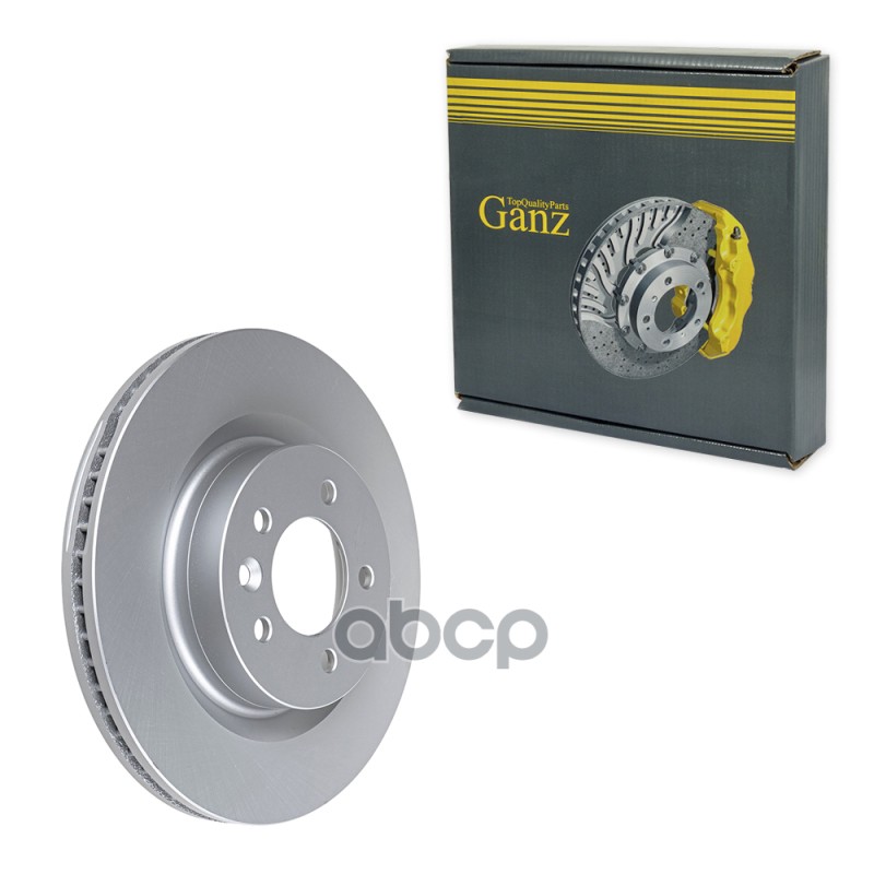 Диск Тормозной Передний С Покрытием Land Rover Discovery Iii/Rr Iii 05-> /Vent D=337Mm Ganz Gij10236 GANZ арт. GIJ10236