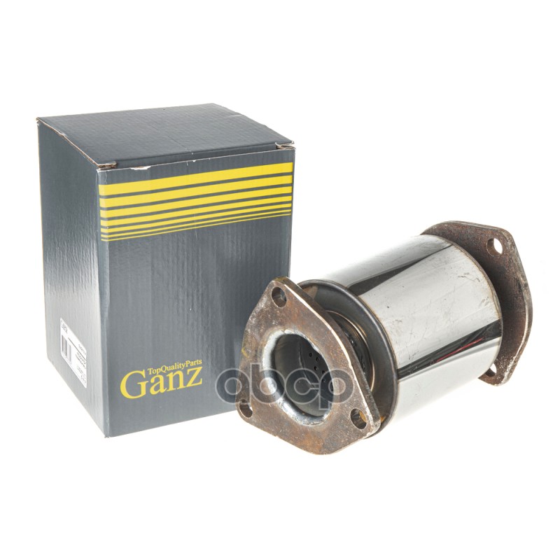 Резонатор (Пламегаситель) Нерж Сталь. Chevrolet Aveo/Cruze/Lacetti / Daewoo Nexi GANZ арт. GUG01014