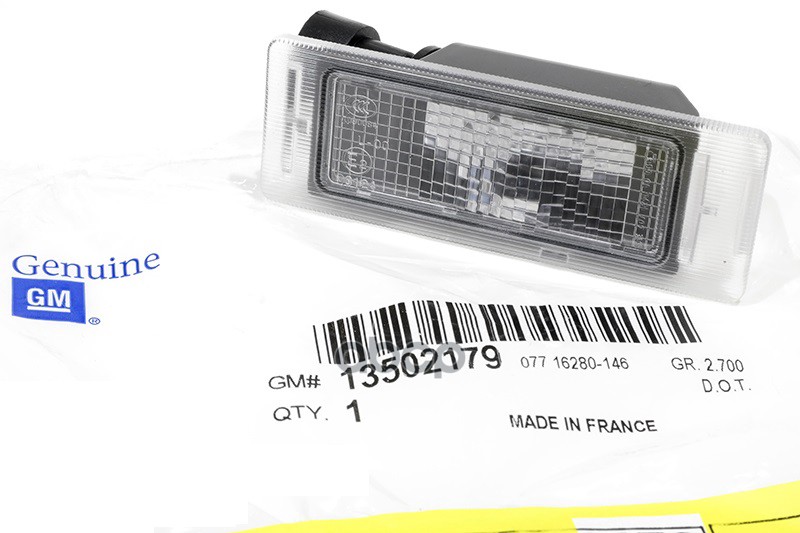 Фонарь Подсветки № Знака GENERAL MOTORS арт. 13502179