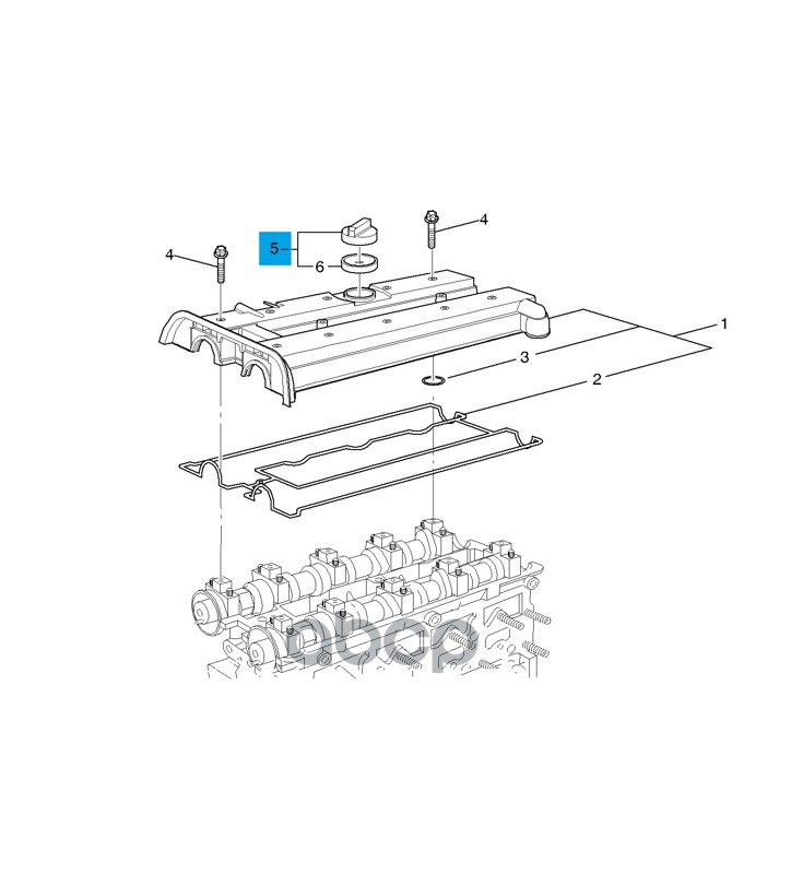 Крышка маслозаливной горловины GM 90412508 GENERAL MOTORS арт. 90412508