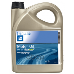 GENERAL MOTORS Масло моторное синтетическое Dexos 1 GEN3 5W30 SN+/RC 5л