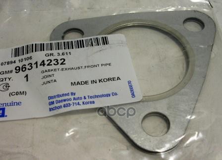Прокладка глушителя GENERAL MOTORS арт. 96314232