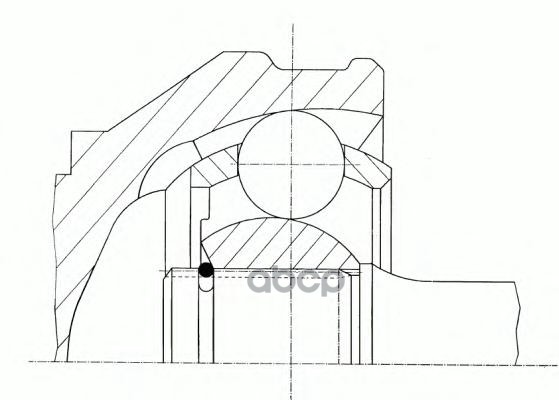 ШРУС наружный L=R (компл) SKODA Octavia II/VW Golf Plus/Golf VI LOBRO 304 325 GKN (Loebro) арт. 304 325