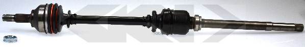 Полуось Передн Прав Peugeot: 407 04-, 407 Sw 04-  Citroen: C5 08- GKN (Loebro) арт. 304580