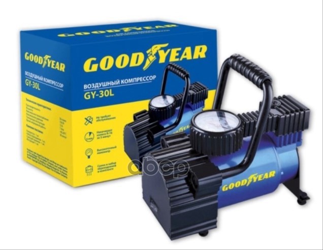 Компрессор GOODYEAR GY-30L, 30 л/мин, съемная руко GOODYEAR арт. GY000101