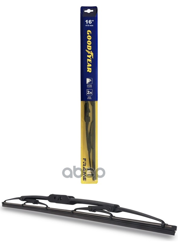 Щетка Стеклоочистителя 410Мм Каркасная, Серия Frame, 3 Переходника GOODYEAR арт. GY000316