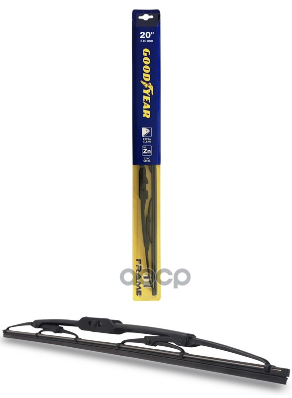 Щетка Стеклоочистителя Каркасная 510Мм Всесезонная 3 Переходника GOODYEAR арт. GY000320