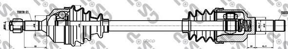 Привод в сборе CITROEN C3 I (FC_  FN_) GSP арт. 210147