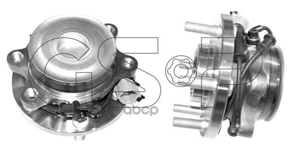 Ступица колеса в комплкете с подшипником NISSAN NP300 NAVARA (D40) GSP арт. 9400127