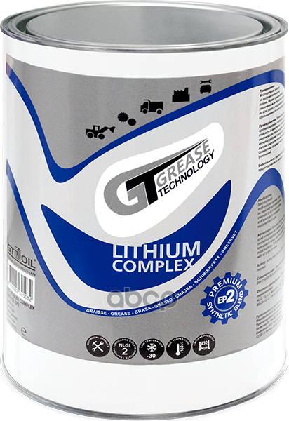 Смазка Gt Lithium Complex Grease Ht, Ep2, 4 Кг GT OIL арт. 4640005941944