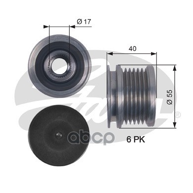 Муфта генератора OAP7114 (7789-10088) Gates арт. OAP7114