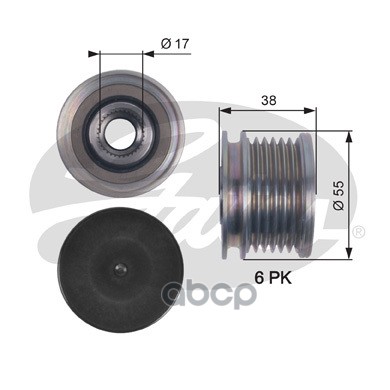 Механизм Свободного Хода Генератора Gates арт. OAP7124
