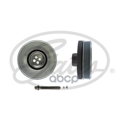 Демпфер коленвала Gates арт. tvd1199a