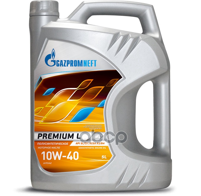 Gazpromneft 10W40 5L Premium L Slcf, (3) Масло Мотор. П Синтетич.