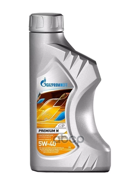 Gazpromneft Масло моторное Gazpromneft Premium N 5W-40 синтетическое 1 л 2389900143