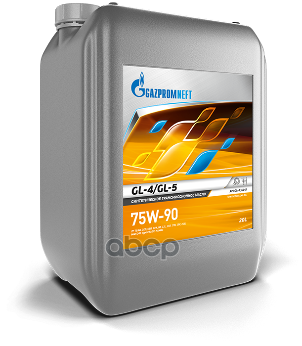 Масло трансмиссионное Gazpromneft GL4/GL5 75W-90 20 л 253650147 Gazpromneft арт. 253650147