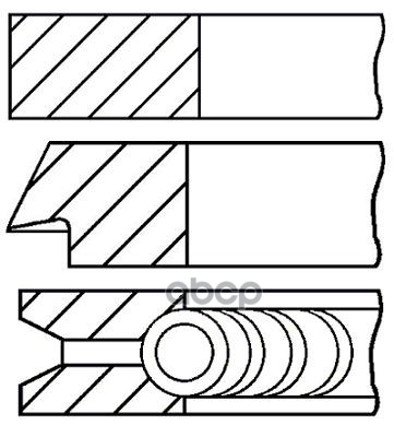 Кольца поршневые к-кт на STD 1 поршень BMW 5(E60)/3(E46)/X3(E83)/M54B25 Goetze арт. 08-425300-00