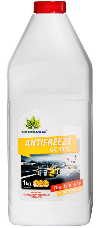 Антифриз 1Кг, Gc 4010 Готовый Желтый, G11, Bs 6580 GreenCool арт. 752163