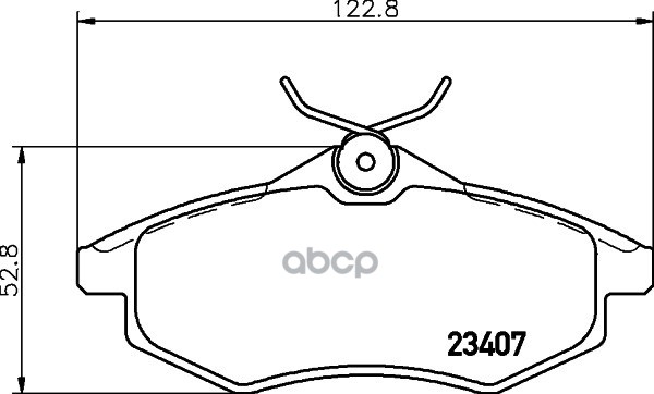 Колодки тормозные дисковые HELLA арт. 8DB355010161