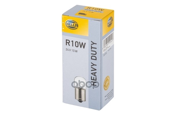 Лампа 24V 10W Ba15s HELLA арт. 8GA002071251