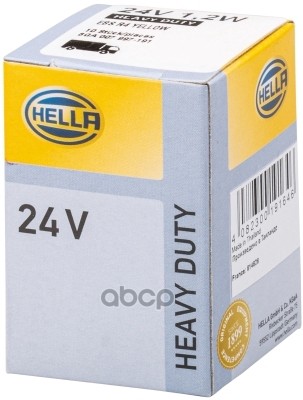 Лампа Накаливания HELLA арт. 8GA007997-191