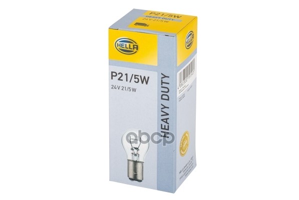 Лампа P21/5W 24V 8GD002078-241 HELLA арт. 8GD002078-241