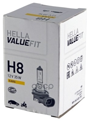 Лампа Накаливания Valuefit  H8 12V 35W Pgj 191 HELLA арт. 8gh242632-151