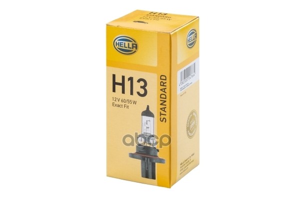 лампа! (H13) 60/55W 12V P26.4t галогенная HELLA арт. 8GJ008837121