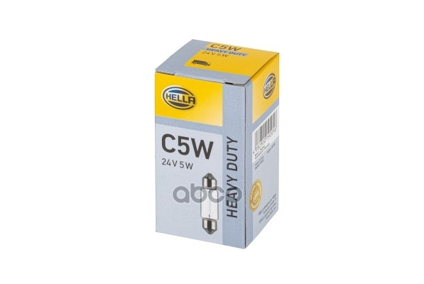 Лампа 24V C5w 5W Hella 1 Шт. Картон 8Gm 002 092-241 HELLA арт. 8GM 002 092-241