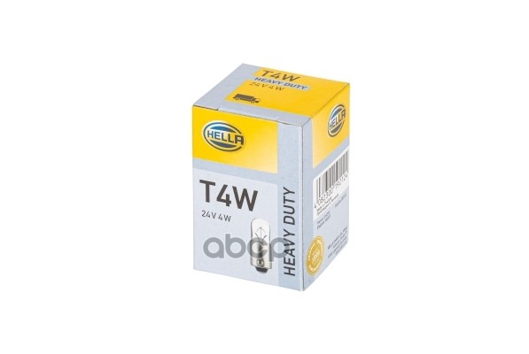 Лампа 24V T4w Ba9s HELLA арт. 8GP002067241