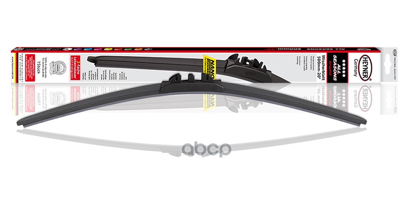 Щетка Стеклоочистителя Бескаркасная 380 Мм. С Доп.резинкой All Seasons Heyner Heyner 085 000 HEYNER арт. 085 000