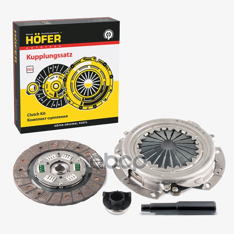Сцепление RENAULT Logan 1,6/ LADA Largus 8V, трос.прив., с подш., 200мм HOFER арт. HF530097