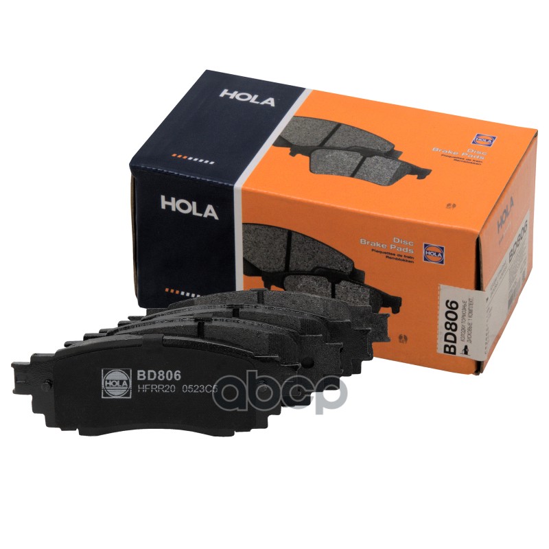 Тормозные колодки дисковые HOLA арт. bd806