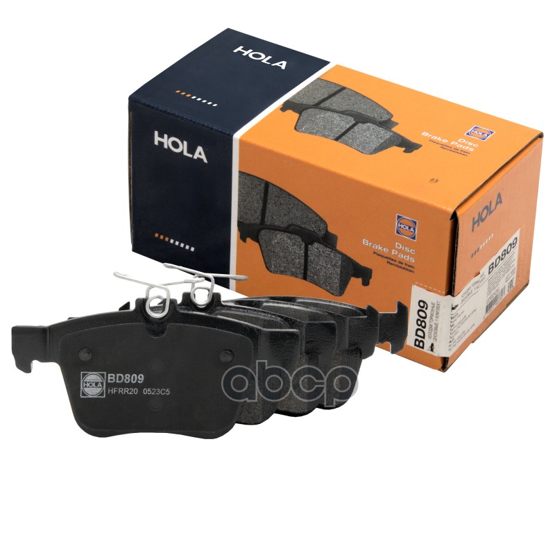 Тормозные колодки дисковые HOLA арт. bd809