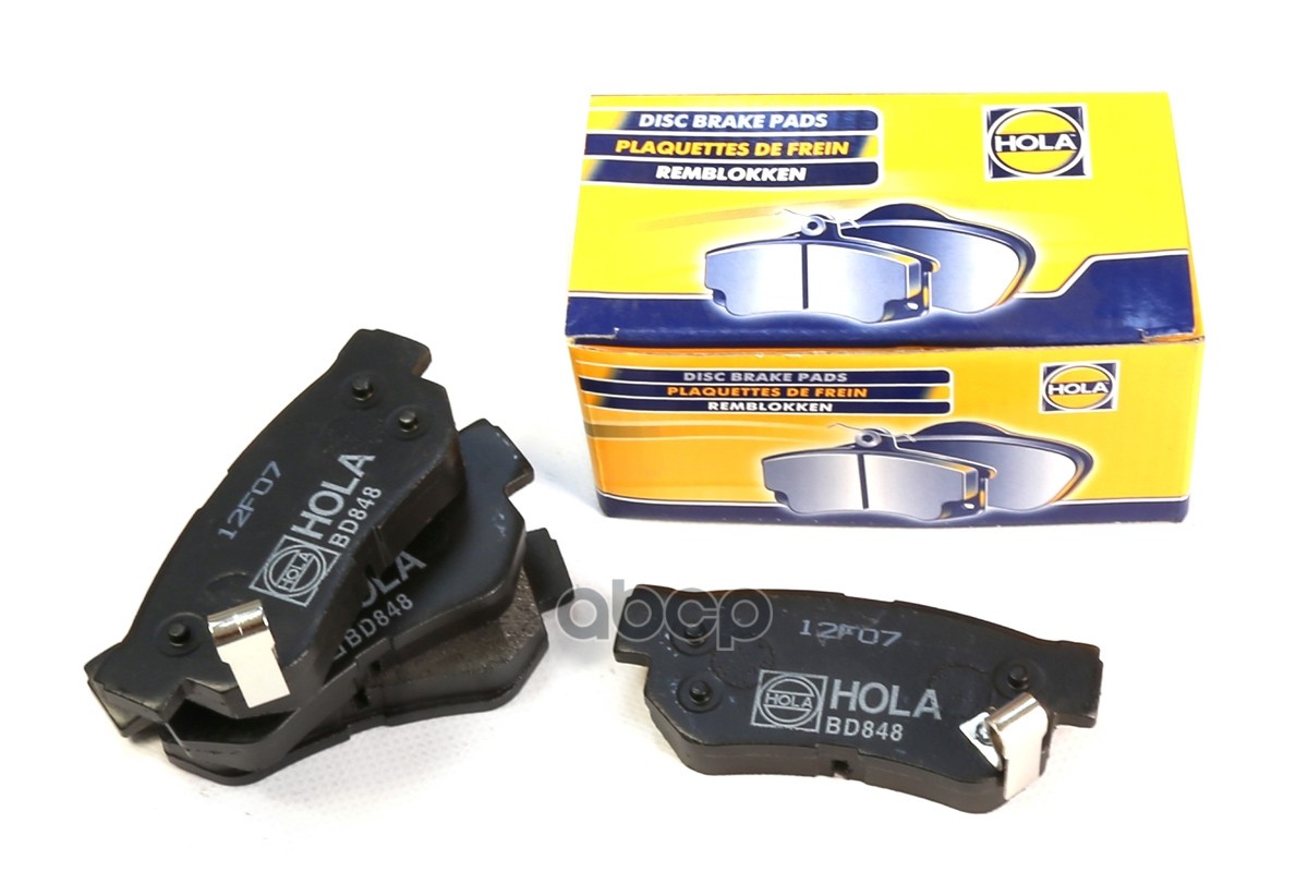 Колодки Задние Hyundai Sonata Iv (Ef), Sonata V (Nf), Getz (Tb),E Hola Bd848 HOLA арт. BD848