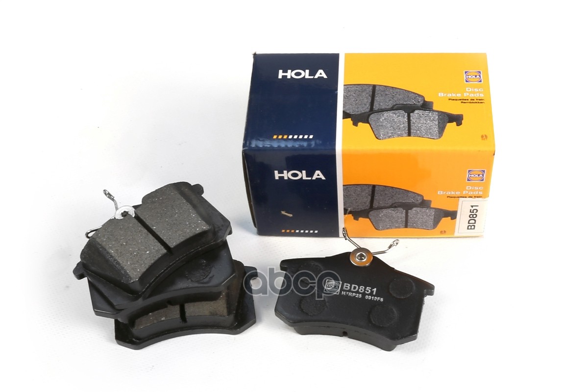 Тормозные колодки дисковые (задние) AUDI A1 A2 A3 A4 A6 A8 TT  SKODA Octavia (1U 1Z 5E)  Fabia  Rapi HOLA арт. bd851