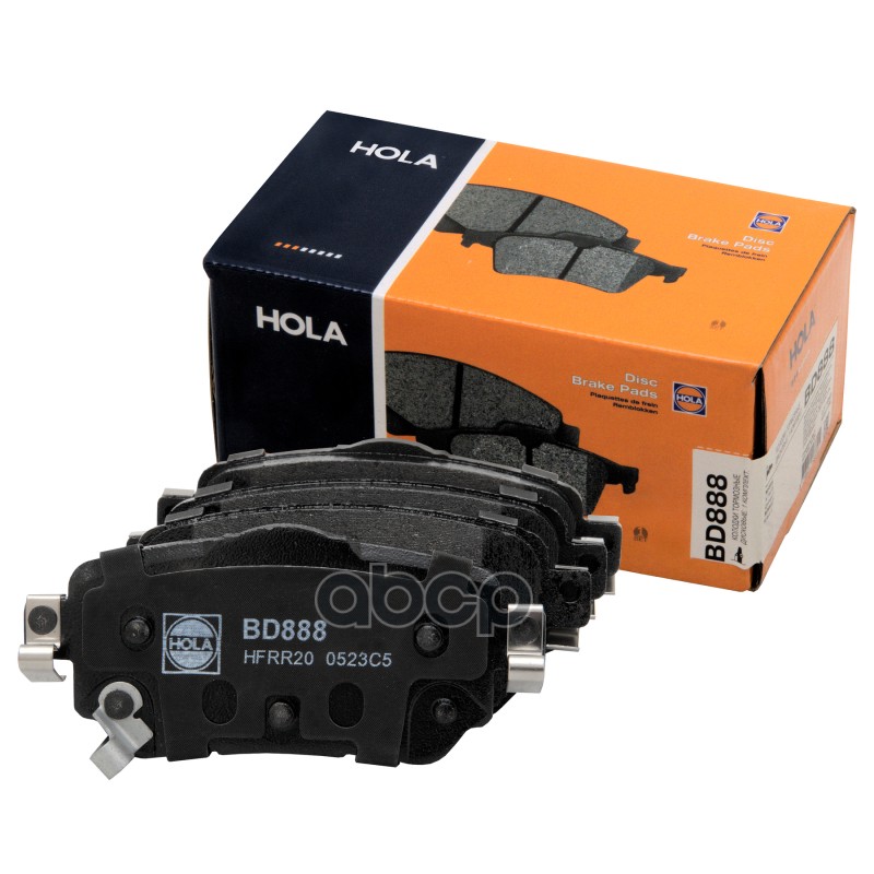 Тормозные колодки дисковые HOLA арт. bd888