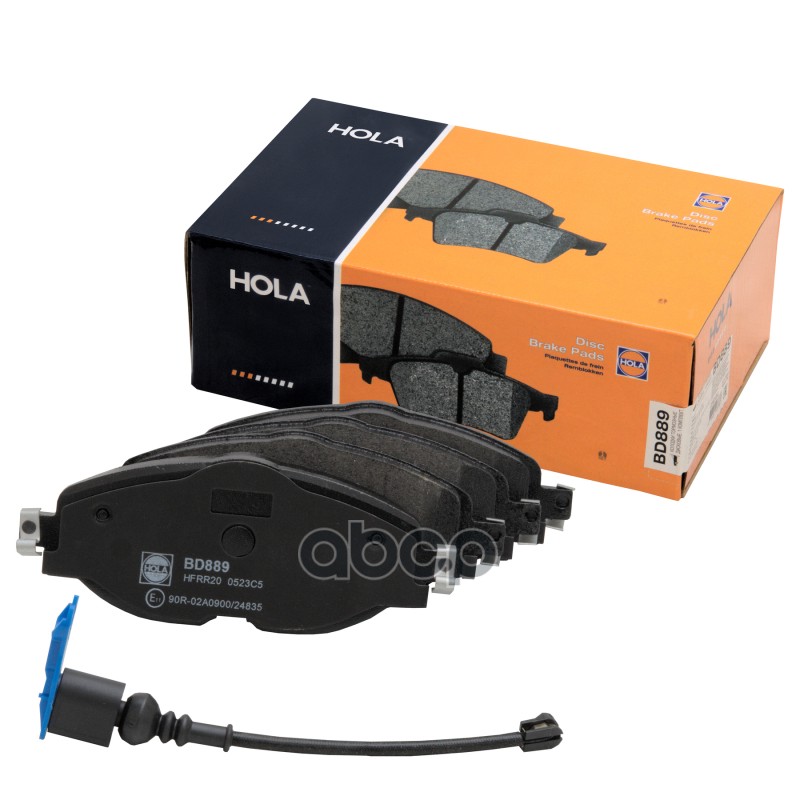 Тормозные колодки дисковые HOLA арт. bd889