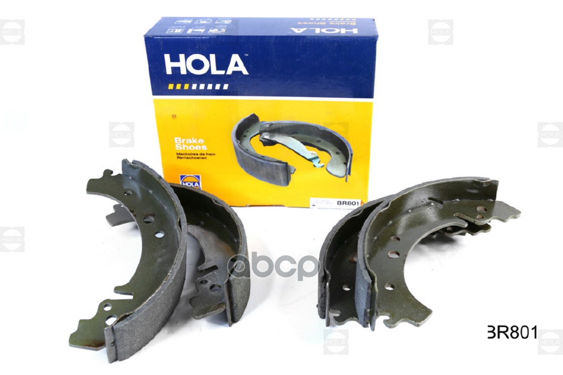 Колодки барабанные LADA 2101-2107, 2121, 4x4 , CHEVROLET Niva(2123) HOLA BR801 HOLA арт. BR801