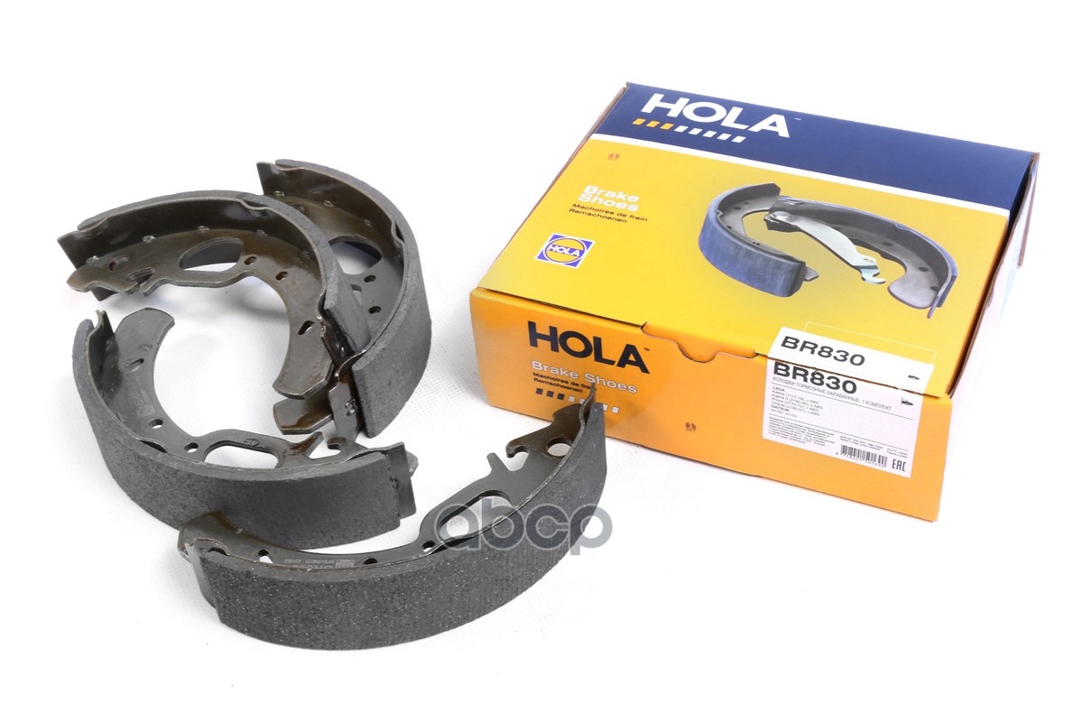 Тормозные колодки барабанные (задние) LADA Kalina (1117-19) c ABS  Kalina II (2192-94) c ABS  Priora HOLA арт. br830