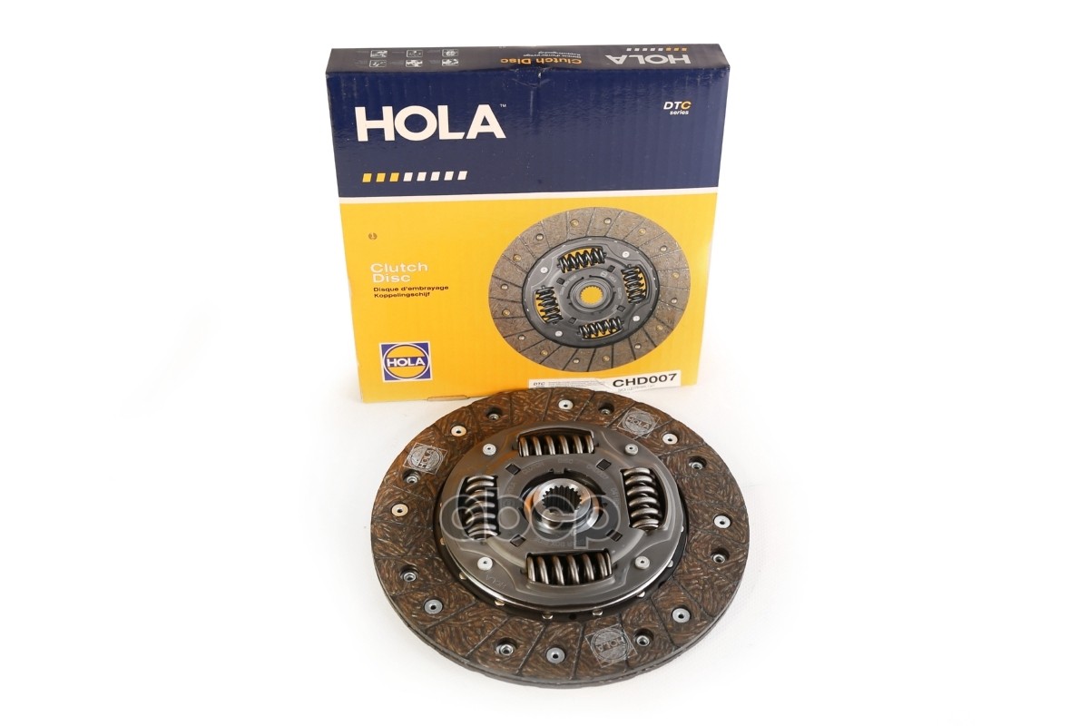 Диск сцепления (серия DTC) HYUNDAI Solaris  i20  ix20  i30  Elantra  KIA Rio II/III  Cee'd  Carens I HOLA арт. chd007