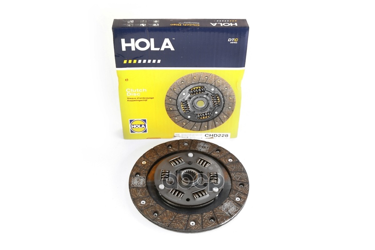 Диск сцепления LADA 2108-099, 2113-15, Kalina (1117-19, дв.11183, HOLA CHD228 HOLA арт. CHD228