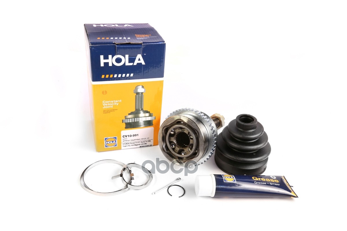 ШРУС наружный (27/25 шл.  левый/правый) HYUNDAI Sonata IV (EF)  Santa Fe (SM)  Trajet (FO)  KIA Mage HOLA арт. cv10-991