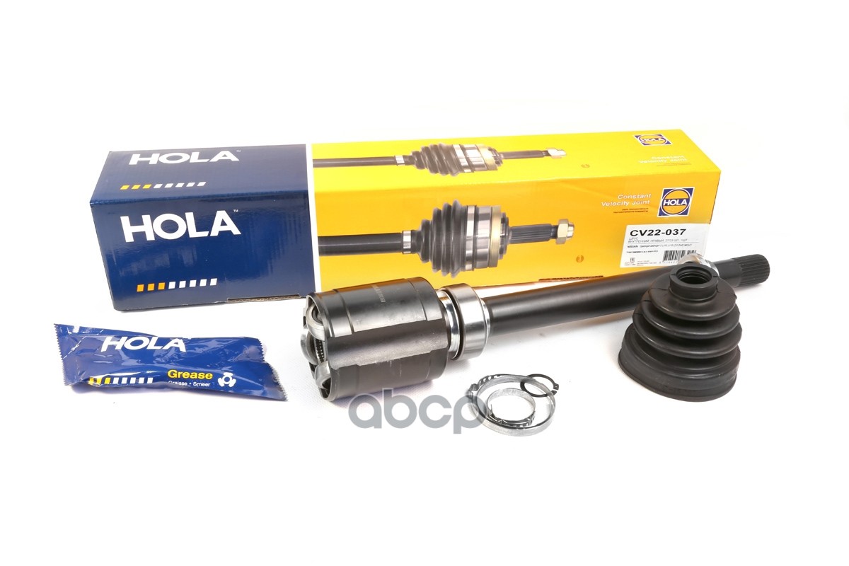 ШРУС внутренний 27/33 шл., правый NISSAN Qashqai/Qashqai+2 (J10,JJ10) 2.0 2WD MCVT HOLA CV22-037 HOLA арт. CV22-037