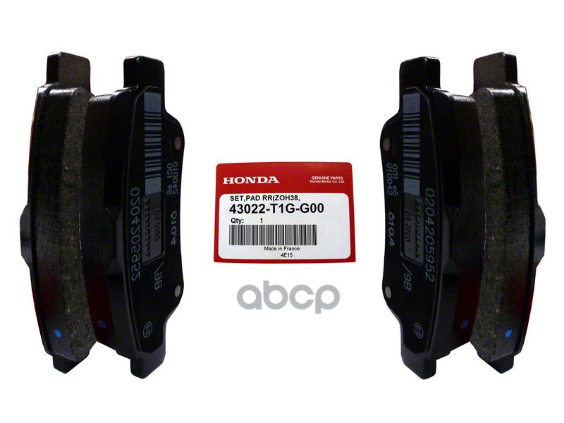 Колодки Задние Honda Cr-V 13- 43022-T1g-G00 HONDA арт. 43022-T1G-G00