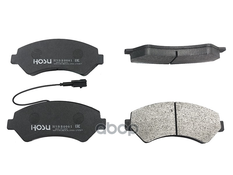 Колодки тормозные (Спереди) Peugeot Boxer 06- / Citroen Jumper 06- HOSU арт. HSBR0061