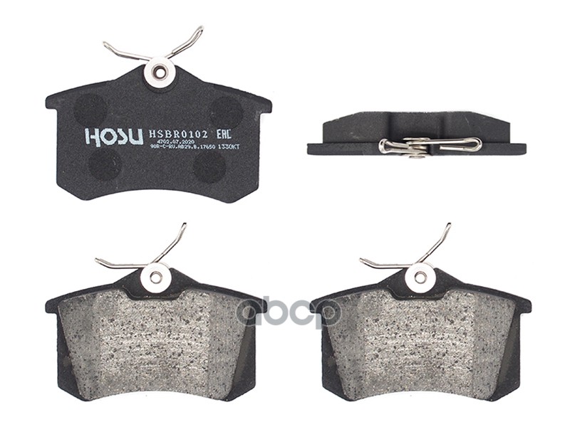 Колодки тормозные (Сзади) Audi A3 96-13 / A4 94-09 HOSU арт. HSBR0102