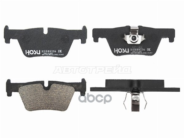 Колодки тормозные (Сзади) BMW 1-Series 11-19 / 3-Series 11- HOSU арт. HSBR0236